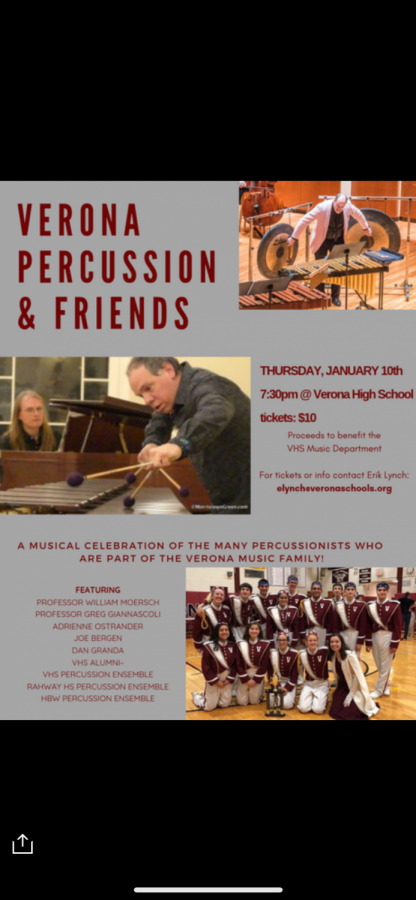Verona Percussion and Friends Concert Raises Money for Marching Maroon and White